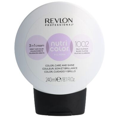 Revlon Nutri Color Filters - Pale Platinum - Hair Colour Mask Revlon Nutri Color Filters - Pale Platinum - Hair Colour Mask