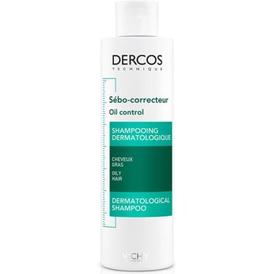 Vichy Dercos Oil Control Shampoo - Oily Hair - 200ml Vichy Dercos Oil Control Shampoo - Oily Hair - 200ml