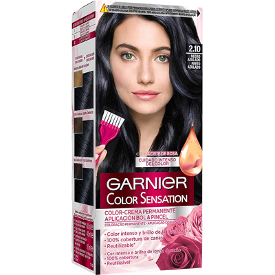 Garnier Color Sensation Permanent Color 2.10 Black Blue Garnier Color Sensation Permanent Color 2.10 Black Blue