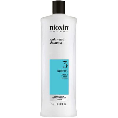 Nioxin System 3 Shampoo for Fine, Chemically Treated Hair - Shampoo Nioxin System 3 Shampoo for Fine, Chemically Treated Hair - Shampoo