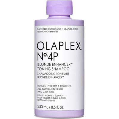 Olaplex No. 4P Blonde Enhancer Toning Shampoo - Neutralizes Brassiness, Boosts Brightness, Strengthens Blonde Hair Olaplex No. 4P Blonde Enhancer Toning Shampoo - Neutralizes Brassiness, Boosts Brightness, Strengthens Blonde Hair