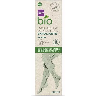 Taky Bio Natural Exfoliating Hair Removal Mask - 200 ml for Women Taky Bio Natural Exfoliating Hair Removal Mask - 200 ml for Women
