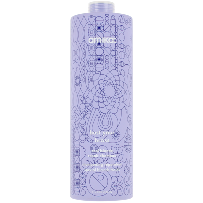 Amika Bust Your Brass Cool Blonde Shampoo - Hair Care Amika Bust Your Brass Cool Blonde Shampoo - Hair Care