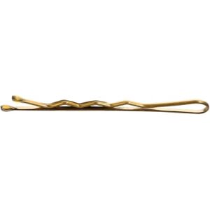 Lussoni Gold wavy hair clips of 250 units 6 Cm Lussoni Gold wavy hair clips of 250 units 6 Cm