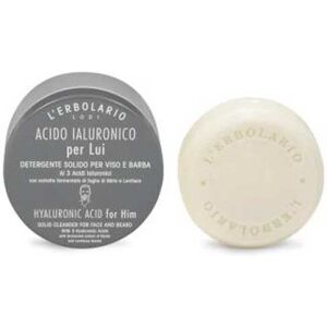 L'Erbolario Hyaluronic Acid Men Solid Face Detergent 60 gr L'Erbolario Hyaluronic Acid Men Solid Face Detergent 60 gr