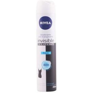 Nivea Black & White Invisible Fresh Deodorant Spray 200 Ml 200 ml Nivea Black & White Invisible Fresh Deodorant Spray 200 Ml 200 ml