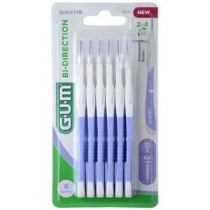 Gum Bi Direction Interdental Brush XS 0.6mm 6 Units Gum Bi Direction Interdental Brush XS 0.6mm 6 Units
