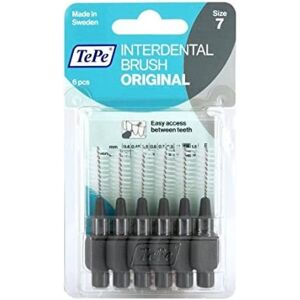 TePe Interdental Brush 1.3 Gray 6 Units TePe Interdental Brush 1.3 Gray 6 Units
