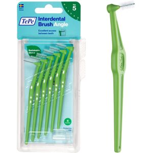 TePe Angle Interdental Brush 0.8 Green 6 Units TePe Angle Interdental Brush 0.8 Green 6 Units
