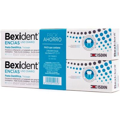 Isdin Bexident Gums Sensitive Care Toothpaste - Gum Health 2x125ml Isdin Bexident Gums Sensitive Care Toothpaste - Gum Health 2x125ml