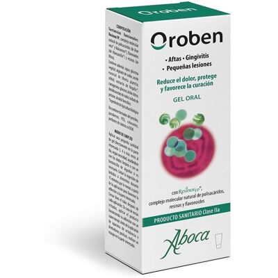 Aboca Oroben Oral Gel - Treats Mouth Ulcers & Sore Gums Aboca Oroben Oral Gel - Treats Mouth Ulcers & Sore Gums