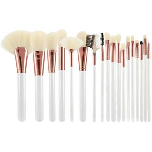 Tools For Beauty White & Ecru Makeup Brushes Set - Makeup Brushes Set Tools For Beauty White & Ecru Makeup Brushes Set - Makeup Brushes Set