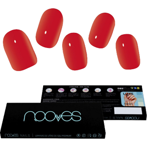 Nooves Gel Nail Sheets 20 Units Crimson Red Premium Luxe Solid Nooves Gel Nail Sheets 20 Units Crimson Red Premium Luxe Solid