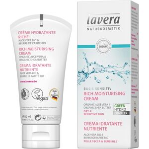 Lavera Basis Sensitiv Rich Moisturizing Cream 50 ml Lavera Basis Sensitiv Rich Moisturizing Cream 50 ml