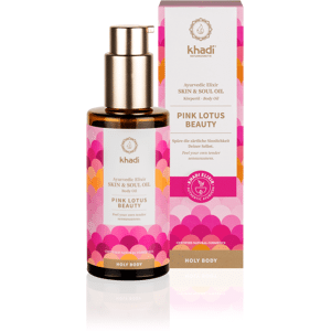 Khadi Ayurveda Body Oil Pink Lotus balance 100 ml Khadi Ayurveda Body Oil Pink Lotus balance 100 ml