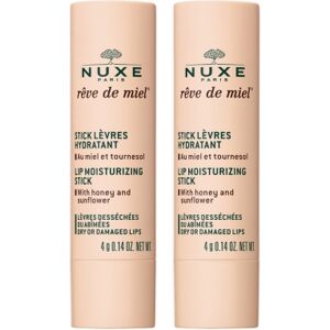Nuxe Rêve de Miel Moisturizing Lipstick Stick 4 gr 2 x 4 gr Nuxe Rêve de Miel Moisturizing Lipstick Stick 4 gr 2 x 4 gr