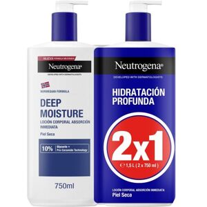 Neutrogena Deep Hydration Body Lotion for Dry Skin 2x750 ml Neutrogena Deep Hydration Body Lotion for Dry Skin 2x750 ml