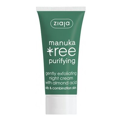 Ziaja Manuka Night Cream - Exfoliating Night Face Cream for Oily & Combo Skin Ziaja Manuka Night Cream - Exfoliating Night Face Cream for Oily & Combo Skin