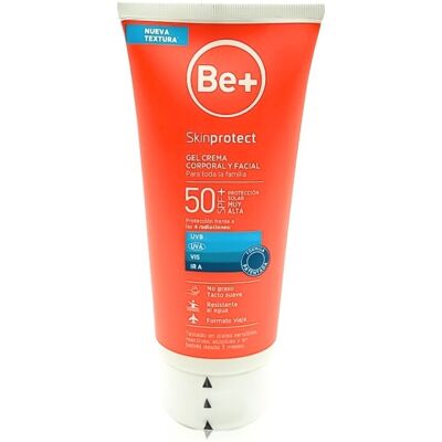 Be SPF 50 Skinprotect Gel Cream for Face & Body - Sunscreen Be SPF 50 Skinprotect Gel Cream for Face & Body - Sunscreen