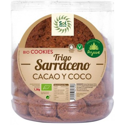Sol Natural Bio coconut and cocoa buckwheat cookies - Cookies Sol Natural Bio coconut and cocoa buckwheat cookies - Cookies