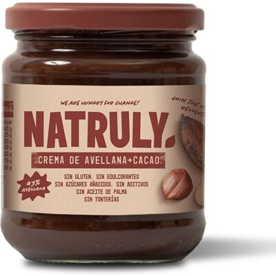 Natruly Cocoa and Hazelnut Cream - Cream Natruly Cocoa and Hazelnut Cream - Cream