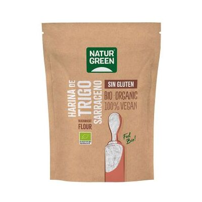 NaturGreen Organic Buckwheat Flour - Buckwheat Flour - 500g NaturGreen Organic Buckwheat Flour - Buckwheat Flour - 500g