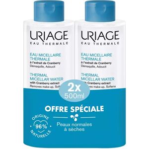 Uriage Thermal Micellar Water for Normal-Dry Skin 2 x 500ml Pack Uriage Thermal Micellar Water for Normal-Dry Skin 2 x 500ml Pack