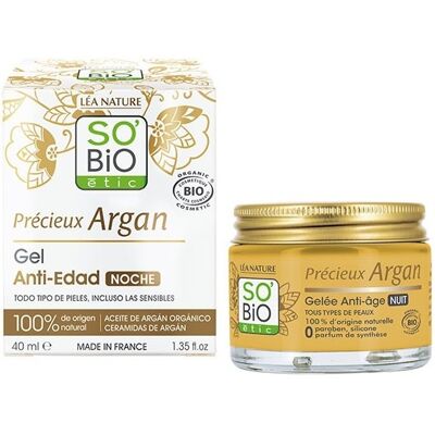 So'Bio Organic Night Anti-Aging Facial Gel - Face, Night, Skin Care So'Bio Organic Night Anti-Aging Facial Gel - Face, Night, Skin Care