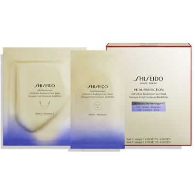 Shiseido Vital Perfection Liftdefine Radiance Face Mask - Face & Neck Duo Shiseido Vital Perfection Liftdefine Radiance Face Mask - Face & Neck Duo