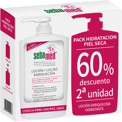 Sebamed Dry Sensitive Skin Lotion - Regenerating 2x750ml Sebamed Dry Sensitive Skin Lotion - Regenerating 2x750ml