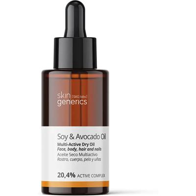 Skin Generics Soy & Avocado Oil Multiactive Dry Oil - Sensitive & Oily Skin Friendly - 50ml Skin Generics Soy & Avocado Oil Multiactive Dry Oil - Sensitive & Oily Skin Friendly - 50ml