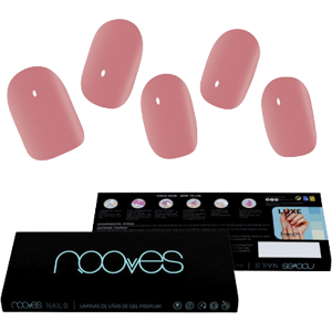Nooves Gel Nail Sheets 20 Units Dusty Rose Premium Glam Nooves Gel Nail Sheets 20 Units Dusty Rose Premium Glam
