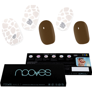 Nooves Gel Nail Sheets 20 Units Suzanne Premium Glam Nooves Gel Nail Sheets 20 Units Suzanne Premium Glam