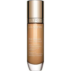 Clarins Skin Illusion Full Coverage Foundation - Hydrating, Longwear, Matte Finish Clarins Skin Illusion Full Coverage Foundation - Hydrating, Longwear, Matte Finish