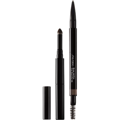 Shiseido Deep Brown 3-in-1 Eyebrow Pencil - Eyebrow Makeup Tool Shiseido Deep Brown 3-in-1 Eyebrow Pencil - Eyebrow Makeup Tool