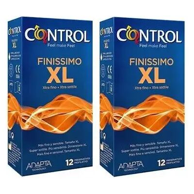 Control Condoms Finissimo XL Pack 12+12 Units - Condoms Control Condoms Finissimo XL Pack 12+12 Units - Condoms