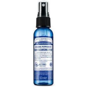 Dr. Bronner's Mint Hand Sanitizing Spray 60 ml Dr. Bronner's Mint Hand Sanitizing Spray 60 ml