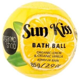 Organic Shop Sun Kiss Lemon and Vanilla Bath Bomb 85 gr Organic Shop Sun Kiss Lemon and Vanilla Bath Bomb 85 gr