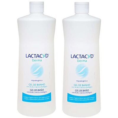 Lactacyd Derma Bath Gel - Sensitive Skin - 2 x 1 L Lactacyd Derma Bath Gel - Sensitive Skin - 2 x 1 L