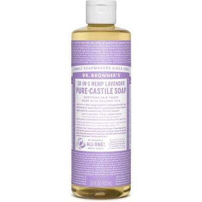 Dr. Bronner's Lavender Multi-purpose Liquid Soap - 18-in-1 Organic Dr. Bronner's Lavender Multi-purpose Liquid Soap - 18-in-1 Organic