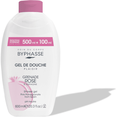 Byphasse Pink Pomegranate Shower Gel - Shower Gel Byphasse Pink Pomegranate Shower Gel - Shower Gel