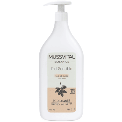 Mussvital Essentials Botanics Body Wash for Sensitive Skin - Body Wash Mussvital Essentials Botanics Body Wash for Sensitive Skin - Body Wash