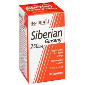 Health Aid Siberian Ginseng 250mg - Supports stamina, immune, stress Health Aid Siberian Ginseng 250mg - Supports stamina, immune, stress