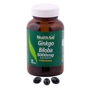 Health Aid Ginkgo Biloba Extract 5000mg Capsules - Dietary Supplement Health Aid Ginkgo Biloba Extract 5000mg Capsules - Dietary Supplement