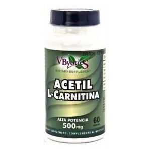 Vbyotics Acetyl L-Carnitine 60 capsules of 500mg - Dietary Supplement Vbyotics Acetyl L-Carnitine 60 capsules of 500mg - Dietary Supplement