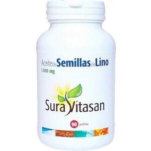 Sura Vitasan Flax Seed Oil - 90 softgels, 1000mg Sura Vitasan Flax Seed Oil - 90 softgels, 1000mg
