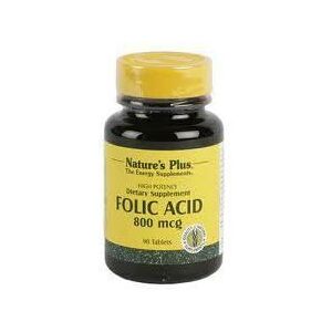 Nature's Plus Folic Acid - 90 Tablets - Dietary Supplement Nature's Plus Folic Acid - 90 Tablets - Dietary Supplement
