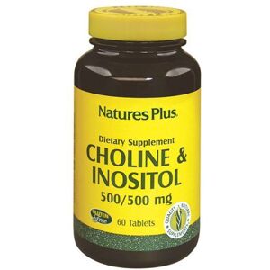 Nature's Plus Choline Complex with Inositol 500mg - 60 Softgels Nature's Plus Choline Complex with Inositol 500mg - 60 Softgels