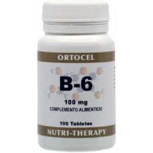 Ortocel Nutri Therapy Vitamin B6 100 Tablets - Immune & Mental Support Ortocel Nutri Therapy Vitamin B6 100 Tablets - Immune & Mental Support