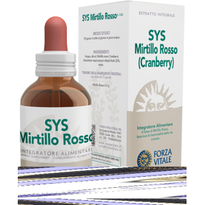 Forza Vitale Mirtillo Rosso Gocce 50 ml - Urinary Support Forza Vitale Mirtillo Rosso Gocce 50 ml - Urinary Support